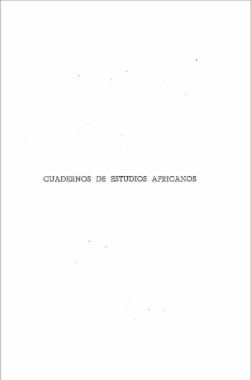 Cuadernos de estudios africanos: número 10